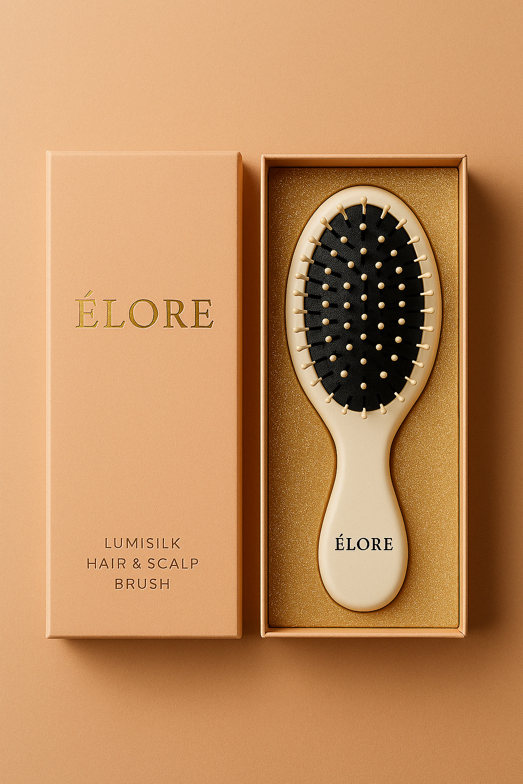 The Élore Brush | LumiSilk™ Hair & Scalp Brush